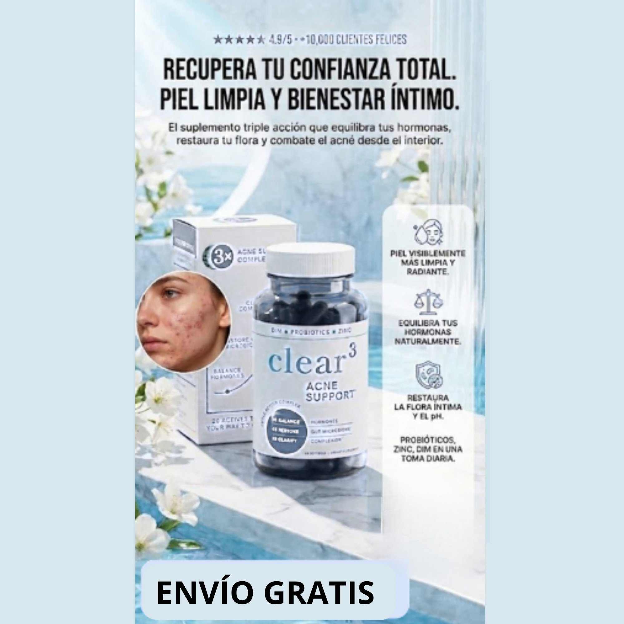 Clear 3 Skin Support